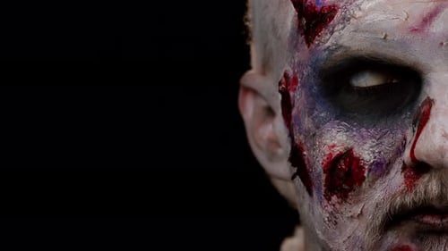 Gruesome Zombie Close Up for Horror Projects