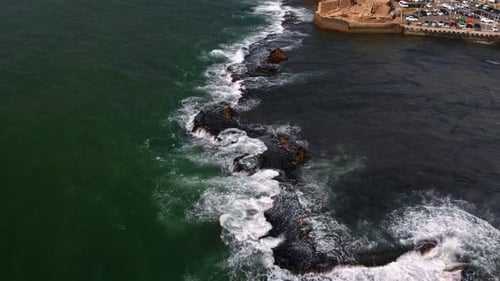 Vista de la antigua ciudad de Akko