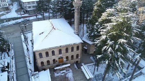 Historische Steinmoschee, osmanische Zeit.