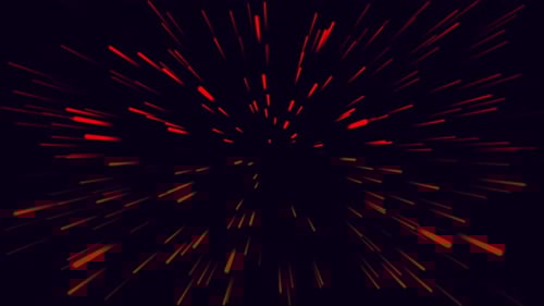 Colorful red straight lines on a dark background