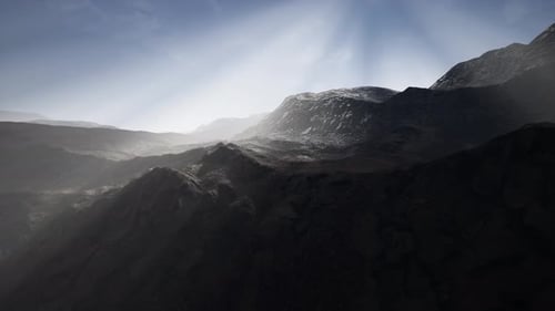 Mountain Landscape in High Altitude