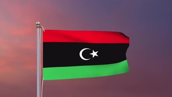 Libya Flag 4k, Backgrounds Motion Graphics ft. 3d & animation - Envato