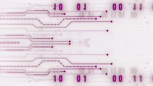 Abstract Technology Lines Data Background