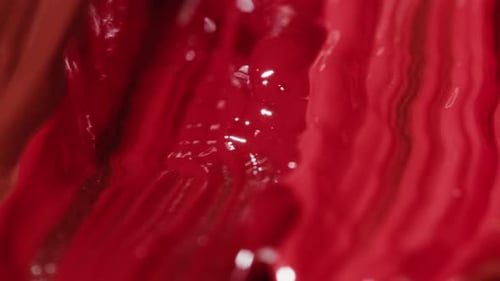 Abstract Swirls of Colorful Paint