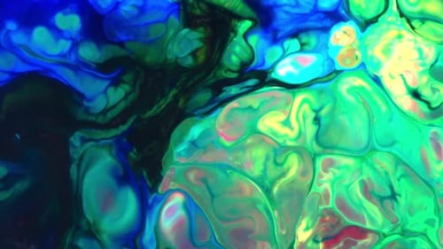Abstract Colorful Invert Sacral Paint Exploding Texture 957