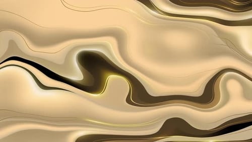 Luxury Golden Abstract Fluid Marble Animation