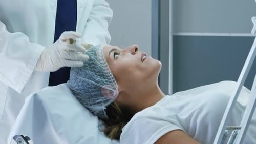 Medical professional at work