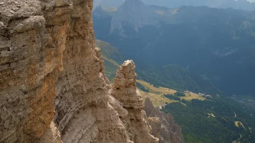 Stunning View of Valley and Rocks