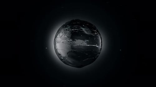 Dark Sphere is transforming into a needle shaped figure