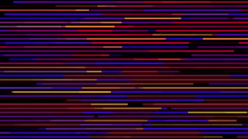 Abstract Colorful Lines Background Loop