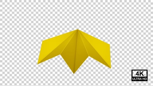 Animated Geometric Origami Paper Fold Logo Reveal
