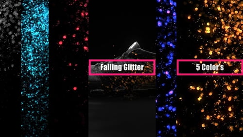 Falling Glitter