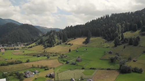 Mountain Valley in the Morning