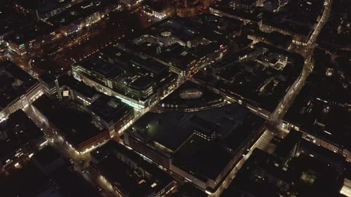 Aerial Footage of Night City