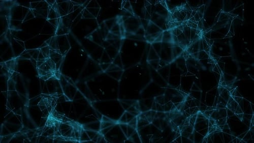 Blue Plexus And Dust Particles