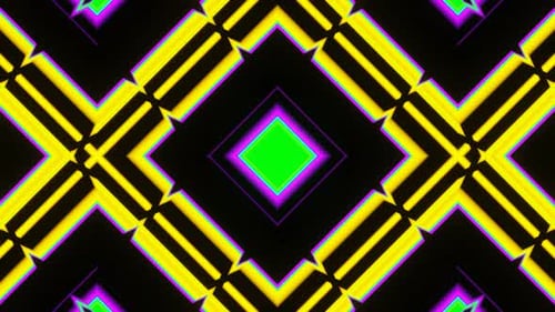 Padrão Musical Pulsante Multicolorido para o Design do Show