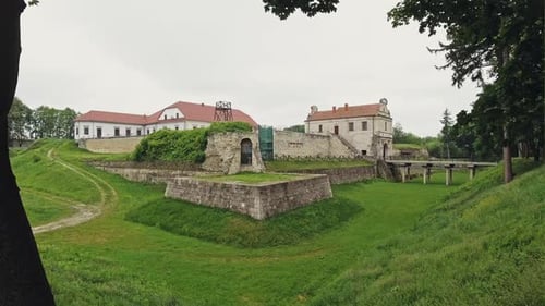 Beautiful Castle Stone Walls and Buildings
