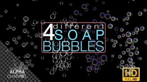 Iridescent Bubbles Animation Pack
