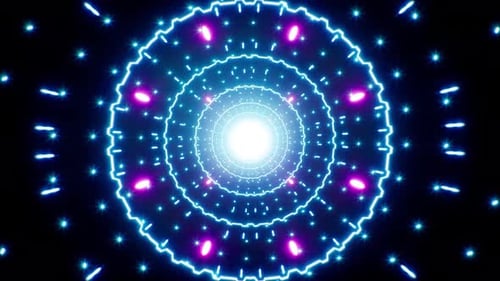 Vj Blue Glitter Portaleffekte