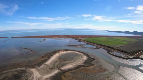 Hamilton Wetlands Aerial View San Pablo Bay Novato California