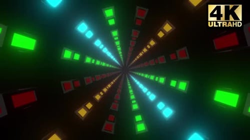 4 Colorfull Circular Vj Loop Pack