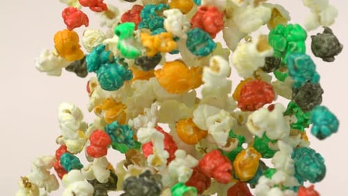 Popcorn, Zeitlupe