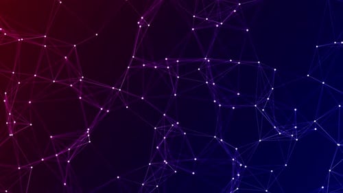 4K Network technology and plexus background(loopable)