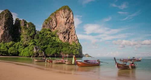 Hermosa playa tropical de Tailandia