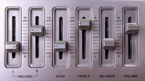 Retro Ghettoblaster Stereo Radio Macro