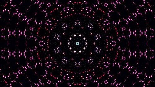 Abstract Colorful Light Patterns Kaleidoscope Background Loop