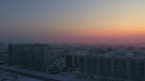 Winter in a Siberian City