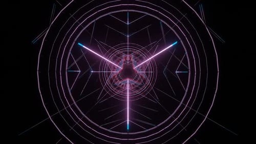 Kaleidoskop-Sequenz nahtlose Muster. Mehrfarbiger Hintergrund mit Bewegte Grafiken