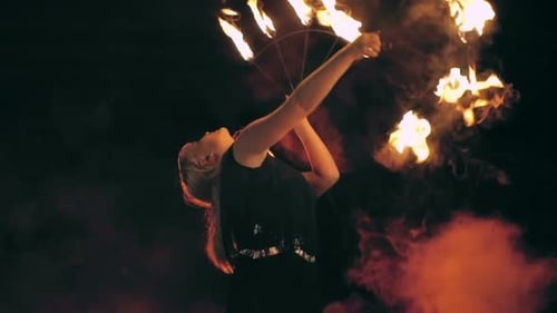 Tanzen mit Flammen