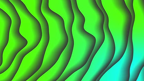 Green Colorful Gradient Swirly Line Liquid Background Animation