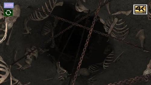 Halloween Mystery Skull Cave A7 4K