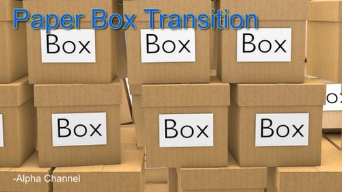 Paper Box Transition 4k