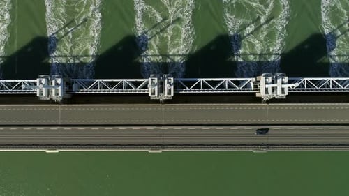 Eastern Scheldt storm surge barrier, Vrouwenpolder, Netherlands