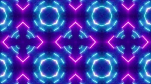 Neon Light Vj Background Loop 4K 11