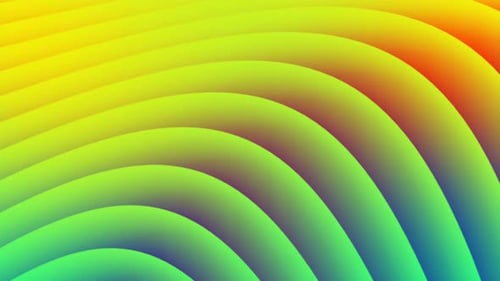 Vibrant Abstract Wavy Background Animation