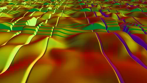 Abstract Fluid Wave Background with Dynamic Colorful Shifting Blocks