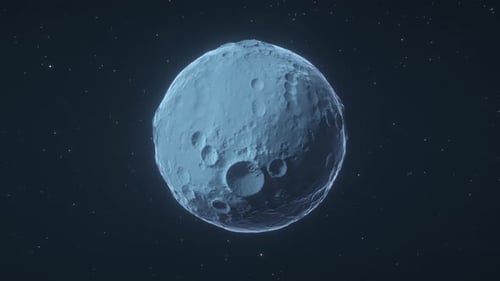 Ganzer Planet mit schwarzem Hintergrund