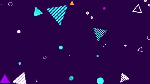 Abstract Geometric Shape Background Animation Loop