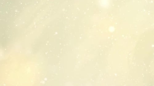 Golden Sparkle Particles Background Loop with Radiant Light