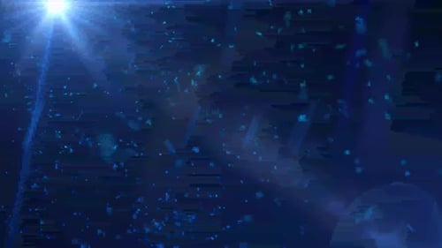 Blue Space Dust Motion Loop Background