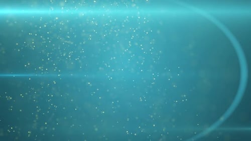 Abstract Golden Particles and Light Rays Background Animation