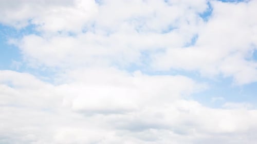 White Clouds Against Blue Sky