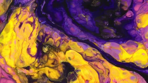 Psychedelische Farbstreuungsfarbe, wirbelnd und explosionsartig