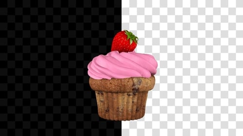 Cupcake-Erdbeercreme
