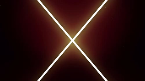 Dynamic Neon Geometric Glowing Lines Abstract Tunnel Background