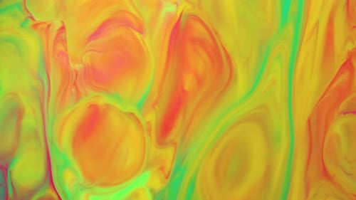 Tintas líquidas multicolor